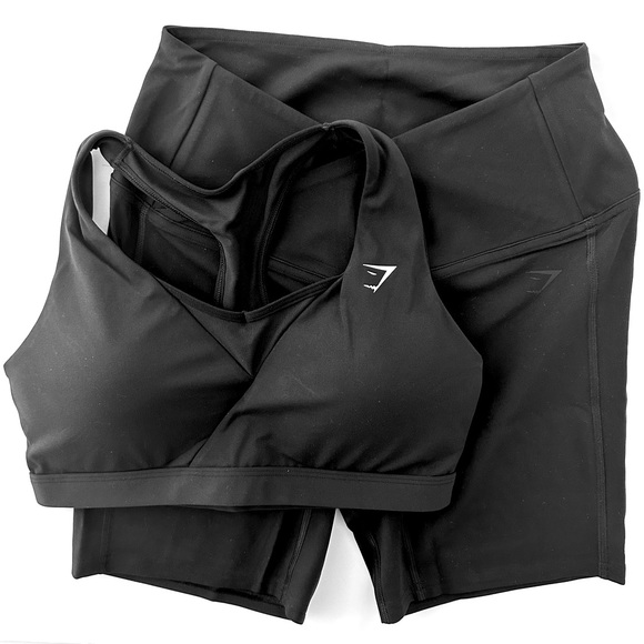 Gymshark M/M Crossover Shorts & Sports Bra Set